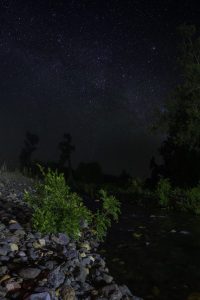 West view of Carney Creek with Milkyway arch